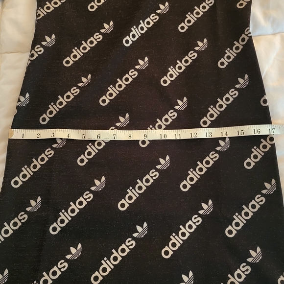Adidas metallic logo dress black/white size M & L available - Picture 10 of 15